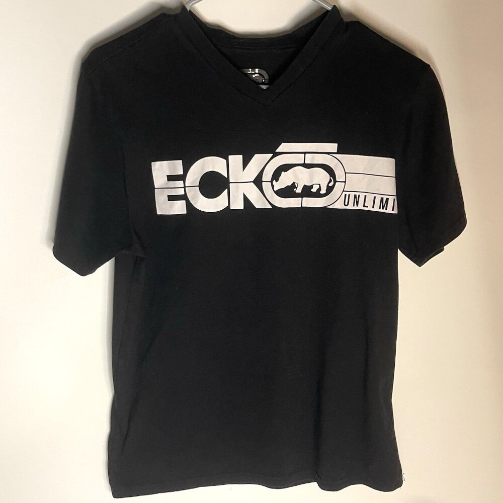 Vintage 90's Ecko Unlimtd Rhino Logo Mens sz Small T Shirt Hip Hop Grunge Skater